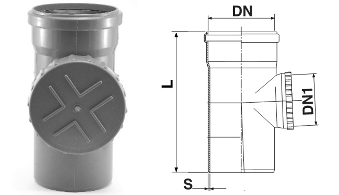 Ревізія 110 мм, ПП, OSTENDORF